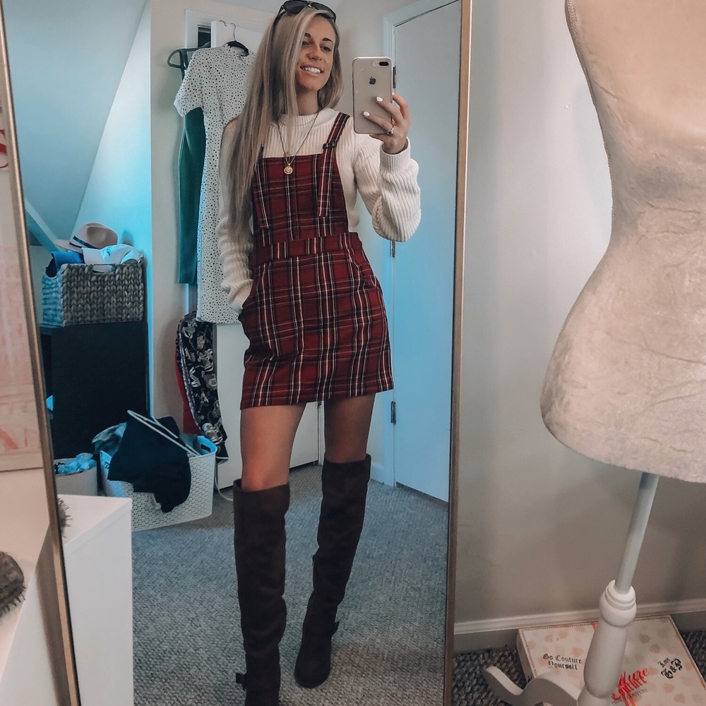 Plaid Jumper, Size S, Forever 21